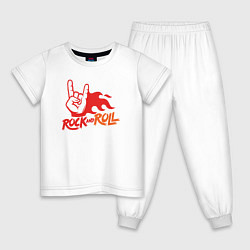 Детская пижама Rock and roll fire