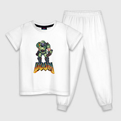 Детская пижама Doom солдат марса