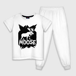 Детская пижама Мощь лося