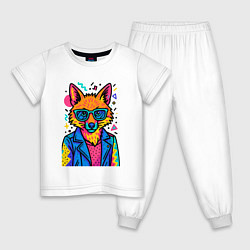 Детская пижама Лиса Pop Colors