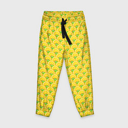 Детские брюки Текстура лимон-лайм