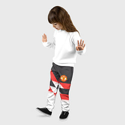 Брюки детские Manchester United: Stipe, цвет: 3D-принт — фото 2
