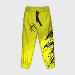 Брюки детские FC Borussia: Yellow Original, цвет: 3D-принт