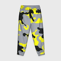 Детские брюки Yellow & Grey Camouflage