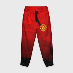 Брюки детские FC Man UTD: Red Poly, цвет: 3D-принт