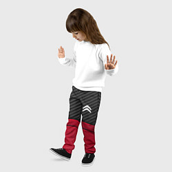 Брюки детские Citroen: Red Carbon, цвет: 3D-принт — фото 2
