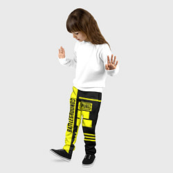 Брюки детские PUBG: Yellow Lifestyle, цвет: 3D-принт — фото 2
