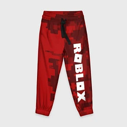 Детские брюки ROBLOX: Red Camo