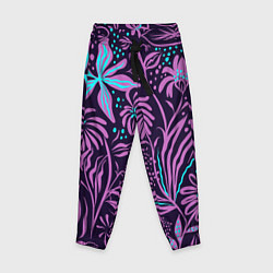 Брюки детские Цветы, цвет: 3D-принт
