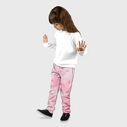 Брюки детские Розовая Богемия, цвет: 3D-принт — фото 2