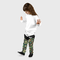 Брюки детские Россия камуфляж, цвет: 3D-принт — фото 2