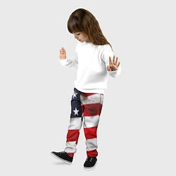 Брюки детские США USA, цвет: 3D-принт — фото 2
