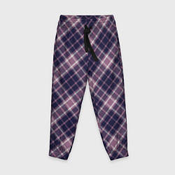 Брюки детские Текстура в клетку, цвет: 3D-принт