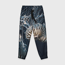 Брюки детские Рисунок медуза, цвет: 3D-принт
