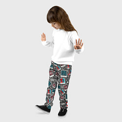 Брюки детские Maneskin Pattern, цвет: 3D-принт — фото 2