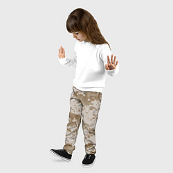 Брюки детские Камуфляжный пиксель, цвет: 3D-принт — фото 2