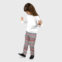 Брюки детские Скандинавский орнамент, цвет: 3D-принт — фото 2