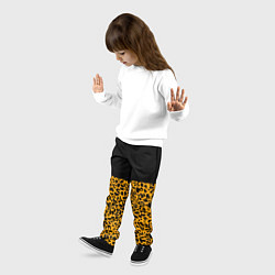 Брюки детские СТИЛЬ ЛЕОПАРДА, цвет: 3D-принт — фото 2