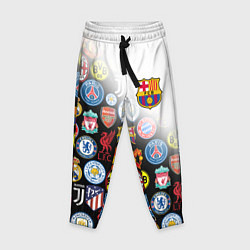 Брюки детские FC BARCELONA LOGOBOMBING, цвет: 3D-принт