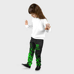 Брюки детские Monster Energy Текстура, цвет: 3D-принт — фото 2