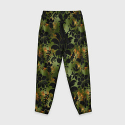 Детские брюки Темные тропические листья