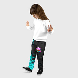 Брюки детские 6IX9INE Текстура, цвет: 3D-принт — фото 2