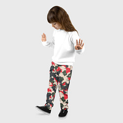 Брюки детские Модный Камуфляж - милитари, цвет: 3D-принт — фото 2