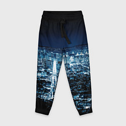 Брюки детские Ночной город night city, цвет: 3D-принт