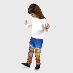 Брюки детские NASA: Туманность Карина, цвет: 3D-принт — фото 2