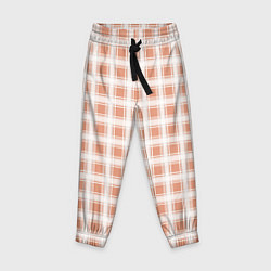 Детские брюки Light beige plaid fashionable checkered pattern