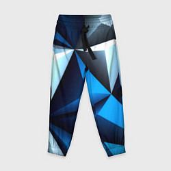 Брюки детские Абстрактные грани текстура, цвет: 3D-принт