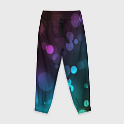 Брюки детские Абстракция блики, цвет: 3D-принт
