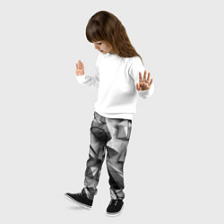 Брюки детские Белокаменный паттерн, цвет: 3D-принт — фото 2