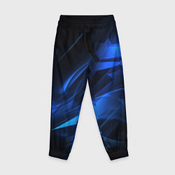 Брюки детские Black blue texture, цвет: 3D-принт