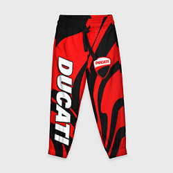 Детские брюки Ducati - red stripes