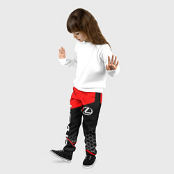 Брюки детские Lexus - red sportwear, цвет: 3D-принт — фото 2
