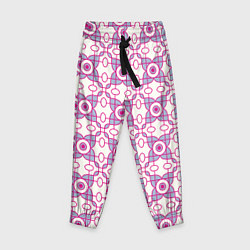 Брюки детские Художественные цветы, цвет: 3D-принт