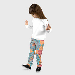 Брюки детские Ажурный орнамент, цвет: 3D-принт — фото 2