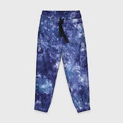 Брюки детские Абстракция - sea blue, цвет: 3D-принт
