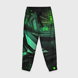 Детские брюки Мир абстрактной зелени