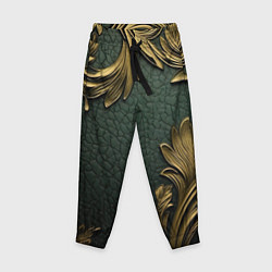 Брюки детские Позолоченная текстура узоры, цвет: 3D-принт
