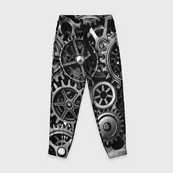 Брюки детские Стимпанк стальные механизмы паттерн, цвет: 3D-принт