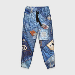 Брюки детские Vanguard jeans patchwork - ai art, цвет: 3D-принт