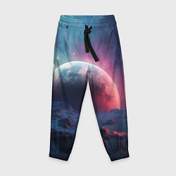 Брюки детские Фантастика космос и планета, цвет: 3D-принт