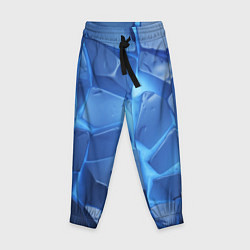 Брюки детские Синие ледяные плиты с разломом, цвет: 3D-принт