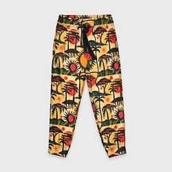 Детские брюки Африка солнце пальмы