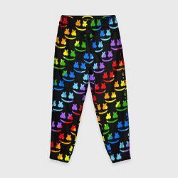 Детские брюки Marshmello pattern neon