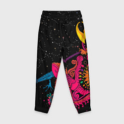Брюки детские Psychedelic abstract art, цвет: 3D-принт