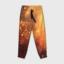 Брюки детские Золотая блестящая текстура, цвет: 3D-принт