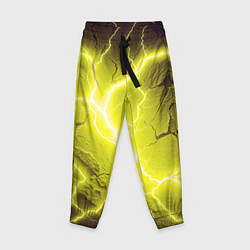 Брюки детские Color yellow black, цвет: 3D-принт